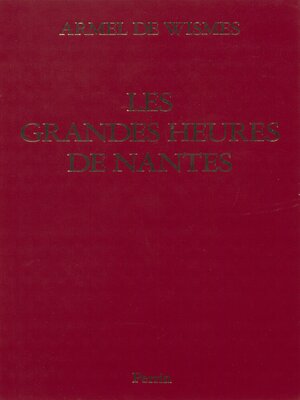 cover image of Les Grandes Heures de Nantes